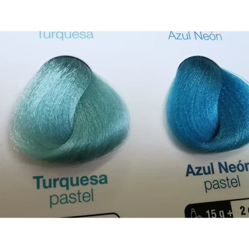 Couleur des cheveux en fibre
